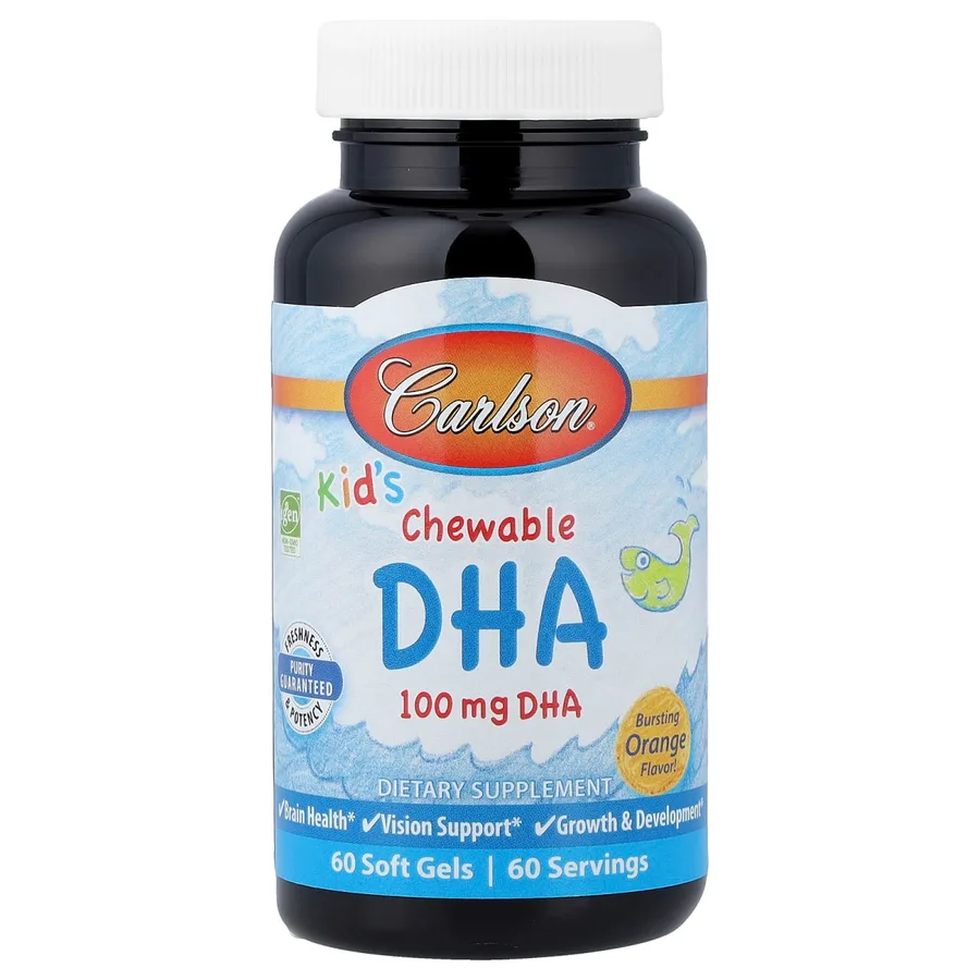 CARLSON LABS CARLSON FOR KIDS CHEWABLE DHA. 60 SOFT GEL