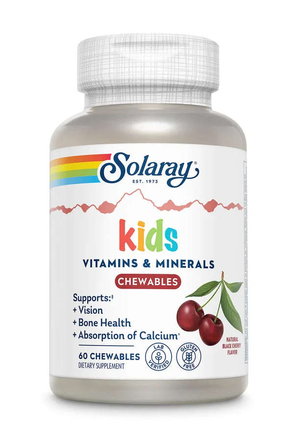 SOLARAY CHILDRENʻS VITAMINS&MINERALS