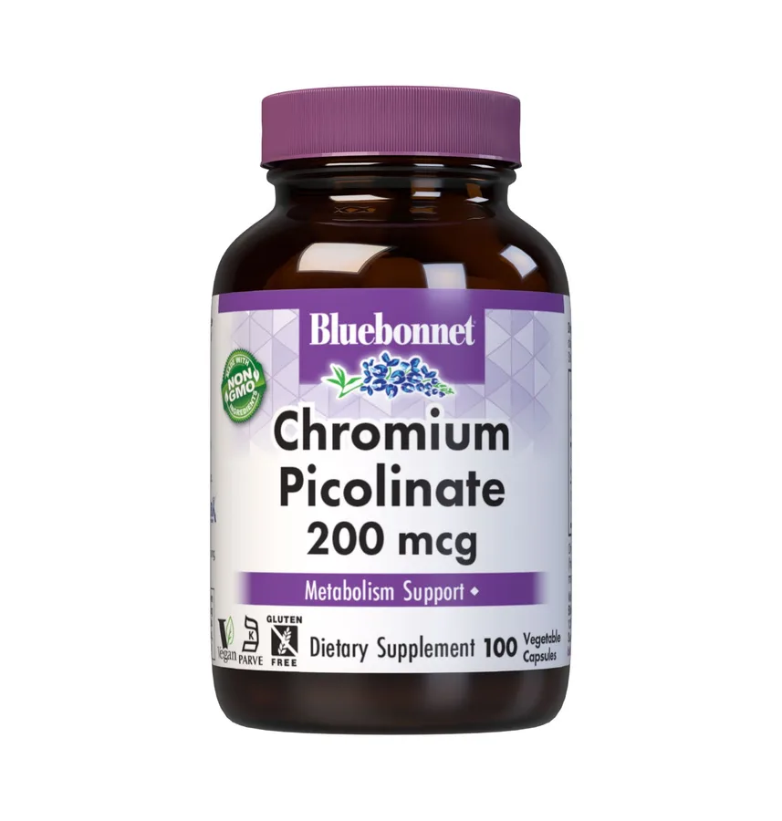 BLUEBONNET CHROMIUM PICOLINATE 200 mcg 100 VEG CAPS