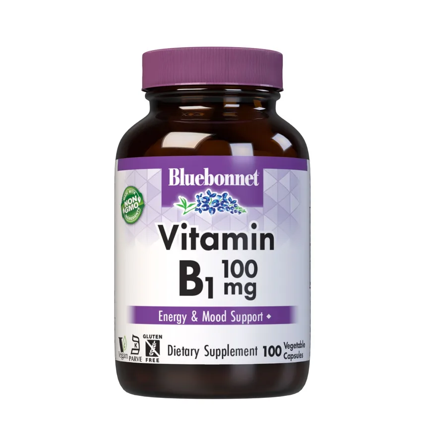 BLUEBONNET VITAMIN B-1 100 mg 100 VEG CAPS