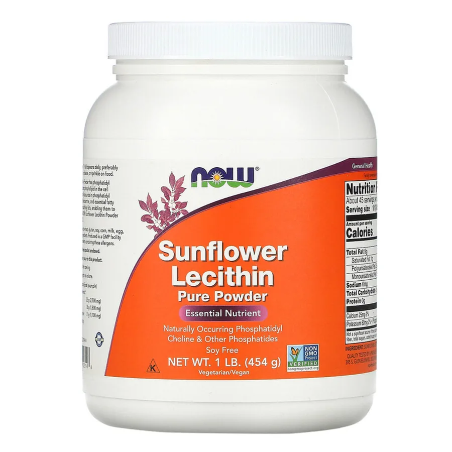 NOW FOODS SUNFLOWER LECITHIN POWDER 1 LB
