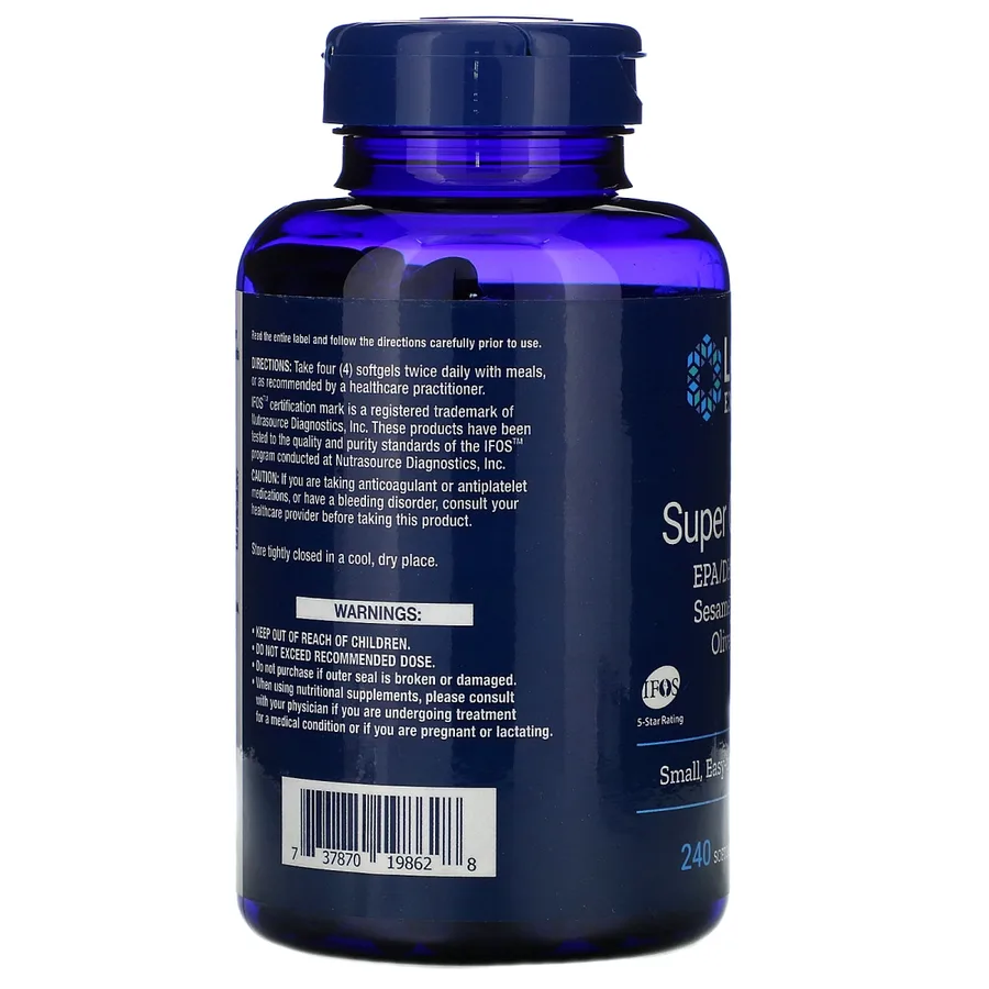 Life Extension, Super Omega-3, 240 Softgels