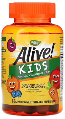 NATUREʻS WAY ALIVE! GUMMIES MULTI-VITAMIN FOR CHILDREN - 60CT