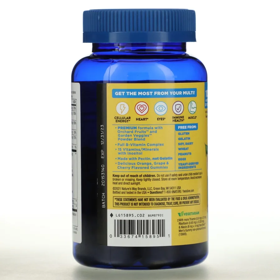 Alive Mens Gummy 75 Gummies